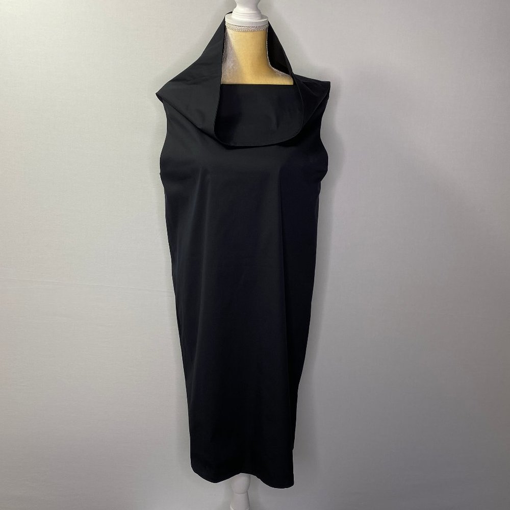 Walter Voulaz Dress Black Elegant Chic NWT 10